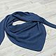 Scarf 'jeans' from 100% Merino, Scarves, St. Petersburg,  Фото №1