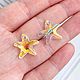 Подвеска Swarovski Starfish 6721, 16 мм, Crystal AB, Кристаллы, Москва,  Фото №1