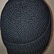 Шапка вязаная BEANIE BLACK. Шапки. Мир вязания. Ярмарка Мастеров.  Фото №5