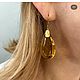 Серьги чешское стекло. Серьги классические. Винтажные Акценты (vintageaccents). Ярмарка Мастеров.  Фото №5