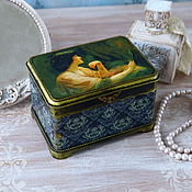 Сувениры и подарки handmade. Livemaster - original item Gifts for March 8: vintage rectangular box. Handmade.