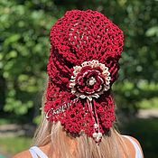 Вязаная шапка, шарф и снуд - комплект на осень и весну