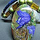 Order Pendant with lacquer miniature Butterfly and bell jewelry painting. Olesy Losygina. Livemaster. . Pendants Фото №3