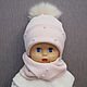 Cap made of half-Merino yarn, ' Winter fairy tale'. Caps. MayaNice. Online shopping on My Livemaster.  Фото №2
