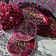 Сервировочный набор из эпоксидной смолы: Coral, Подставки для бутылок и бокалов, Санкт-Петербург,  Фото №1