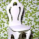 Chair for dolls painted white. Doll furniture. Lamy-mammy (furniture for dolls). My Livemaster. Фото №4