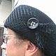 Авторская шляпа таблетка из фетра, Шляпы, Санкт-Петербург,  Фото №1