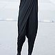 Черные брюки с заниженным шаговым швом - PA0661JE. Брюки. EUG FASHION. Ярмарка Мастеров.  Фото №6