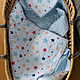 Baby quilt // Детское лоскутное одеяло // подарок для новорожденных, Одеяла, Москва,  Фото №1