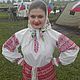 Traditional women's shirt with embroidery. People\\\'s shirts. MARUSYA-KUZBASS (Marusya-Kuzbass). Online shopping on My Livemaster.  Фото №2