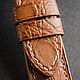 Crocodile Leather Watch Strap 24 mm (03). Watch Straps. brusnitcyn-art. My Livemaster. Фото №4