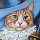 Painting Puss in boots 40*60 cm. Pictures. Ermolaeva Olesya. My Livemaster. Фото №5