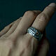 Silver Ring with Natural Stone, Silver fish ring. Rings. Natali Batalova. My Livemaster. Фото №6