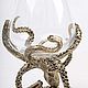 Order A glass of brandy 'Octopus». Best-gifs valentin. Livemaster. . Wine Glasses Фото №3