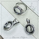 Order Base for Prima earrings (12 mm) silvering, Russia. Russkaya filigran - furnitura. Livemaster. . Blanks for jewelry Фото №3