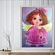 Angel with dandelion - oil painting, Pictures, Azov,  Фото №1