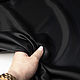 Подкладочная ткань черная гладкая. Ткани. БАРХАТ Итальянские ткани (barhat-tkani). Ярмарка Мастеров.  Фото №4
