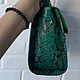 Leather bag made of genuine python leather premium line. Classic Bag. ulijana-zijangirova. My Livemaster. Фото №4