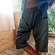 Шорты- бриджи из крапивы по русскому крою, Шорты мужские, Ильский,  Фото №1