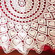 Order Lace tablecloth crochet 'Pineapples!'. Lace knitting workshop. Lidiya.. Livemaster. . Tablecloths Фото №3