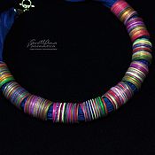 Украшения ручной работы. Ярмарка Мастеров - ручная работа Collar de color mágico (554) joyas de diseño. Handmade.