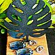 Заказать Серьги Swarovski Geometry Bermuda Blue. TLN North. Ярмарка Мастеров. . Серьги классические Фото №3