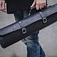 Тубус кожаный большой боковой. Классическая сумка. Lemberg Leather. Ярмарка Мастеров.  Фото №5