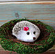 Order Cute hedgehog babies. handmade toys by Mari (handmademari). Livemaster. . Stuffed Toys Фото №3