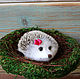 Заказать Милые ежата малыши. ToysMari (handmademari). Ярмарка Мастеров. . Мягкие игрушки Фото №3