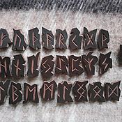 Фен-шуй и эзотерика handmade. Livemaster - original item Runes of knowledge of the world (leather). Handmade.