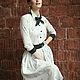 Dress-shirt 'Snoopy' white and black, Dresses, Moscow,  Фото №1