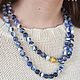 Колье бусы с содалитом. Колье. AN JEWELRY. Ярмарка Мастеров.  Фото №4