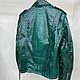 Jackets: python genuine leather jacket, in green color. Outerwear Jackets. SHOES&BAGS. Online shopping on My Livemaster.  Фото №2