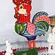 Mini figures and figurines: Cockerel wooden toy. Miniature figurines. The most beautiful toys. Online shopping on My Livemaster.  Фото №2