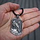 Pendant Talisman Falcon with rotifer 925 silver. Pendants. kot-bayun. Online shopping on My Livemaster.  Фото №2