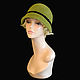 The Cloche Olive. Hats1. Novozhilova Hats. Online shopping on My Livemaster.  Фото №2