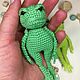 Брелок лягушка, лягушонок крючком. Подвес на сумку. Игрушка в карман. Брелок. Arkona (Olga Molokanova). Ярмарка Мастеров.  Фото №5