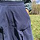 Платье из конопляной ткани в свободном крое  с рельефами. Платья. Laotty. Одежда в свободном крое.. Ярмарка Мастеров.  Фото №12