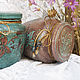 Чердачная баночка для кухни Кофе с молоком. Банки. Ольга vintage decor & batik. Ярмарка Мастеров.  Фото №6
