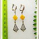 Order Earrings 'flowers in the gazebo' amber Melchior. Frollena II. Natural Baltic amber. Livemaster. . Earrings Фото №3