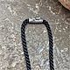Nylon cord with silver lock 4 mm, Chain, Sochi,  Фото №1