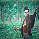 Фосфорный пейзаж  "Барон Самеди" Néhémy Pierre-Dahomey. Картины. ART: Vera Lee Raven. Ярмарка Мастеров.  Фото №4