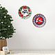 Christmas decoration for interior-Red truck Plate on the wall. New Year\\\\\\\'s compositions. Art by Tanya Shest. My Livemaster. Фото №5