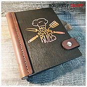 Канцелярские товары handmade. Livemaster - original item Book for recording recipes 