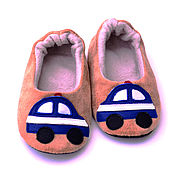 Кожаные тапочки"Бабочки",чешки, детская обувь