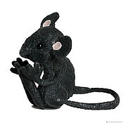 Сувениры и подарки handmade. Livemaster - original item Soft toy, mouse spark, felt toy, small toy.. Handmade.