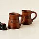 Две кофейные глиняные чашечки. Кружки и чашки. Керамика Dilь_art (Dilart). Ярмарка Мастеров.  Фото №4