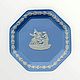 Винтаж: Wedgwood Jasperware Редкая винтажная восьмиугольная тарелочка. Тарелки винтажные. Decor.mylove. Ярмарка Мастеров.  Фото №5