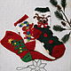Махровые носки "Новый год". Носки. Татьяна (Christmassocks). Ярмарка Мастеров.  Фото №5