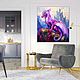 Painting Purple Dragon. Fantasy art. buy painting artist. Pictures. House of the Sun (irina-bast). My Livemaster. Фото №6